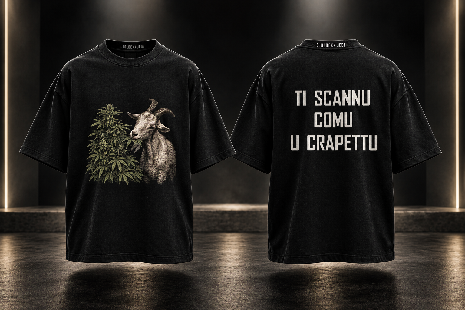 Maglia C1BLOCK X JEDI fronte e retro